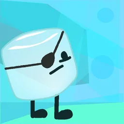 Cyan Ice Cube