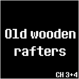 Old wooden rafters