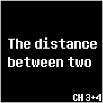 The distance between two