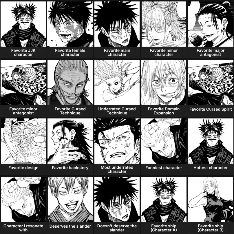 About me: Jujutsu Kaisen