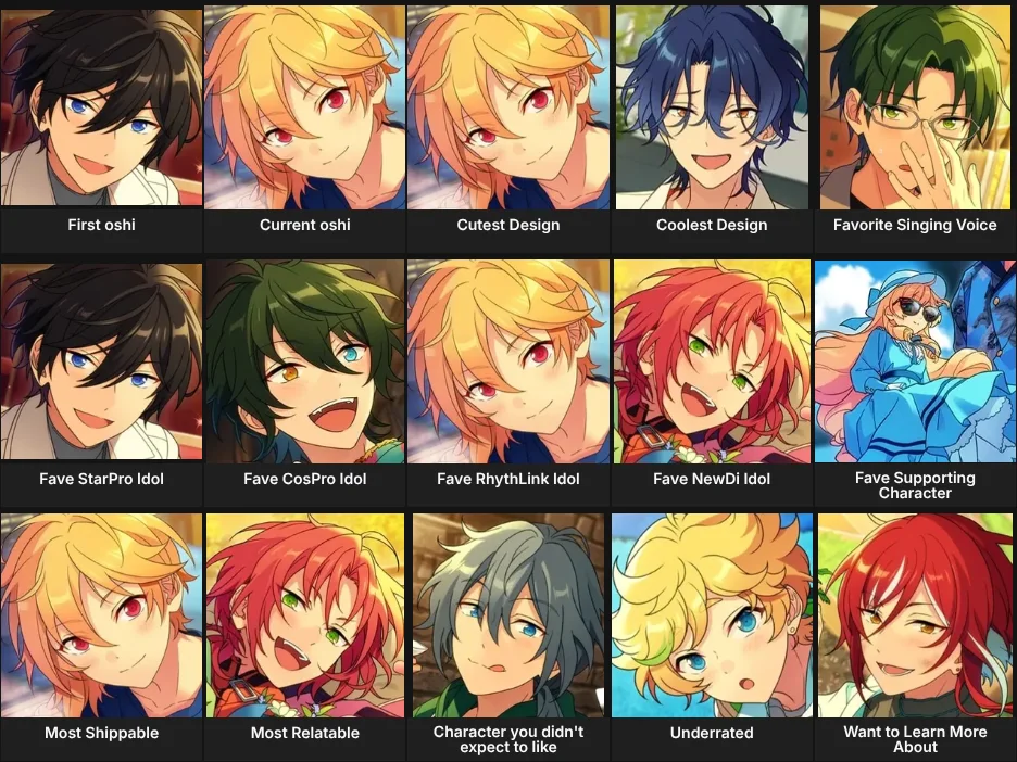 About me : Enstars Faves