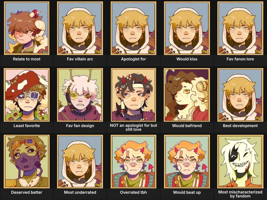 DSMP CHARACTER OPINIONS