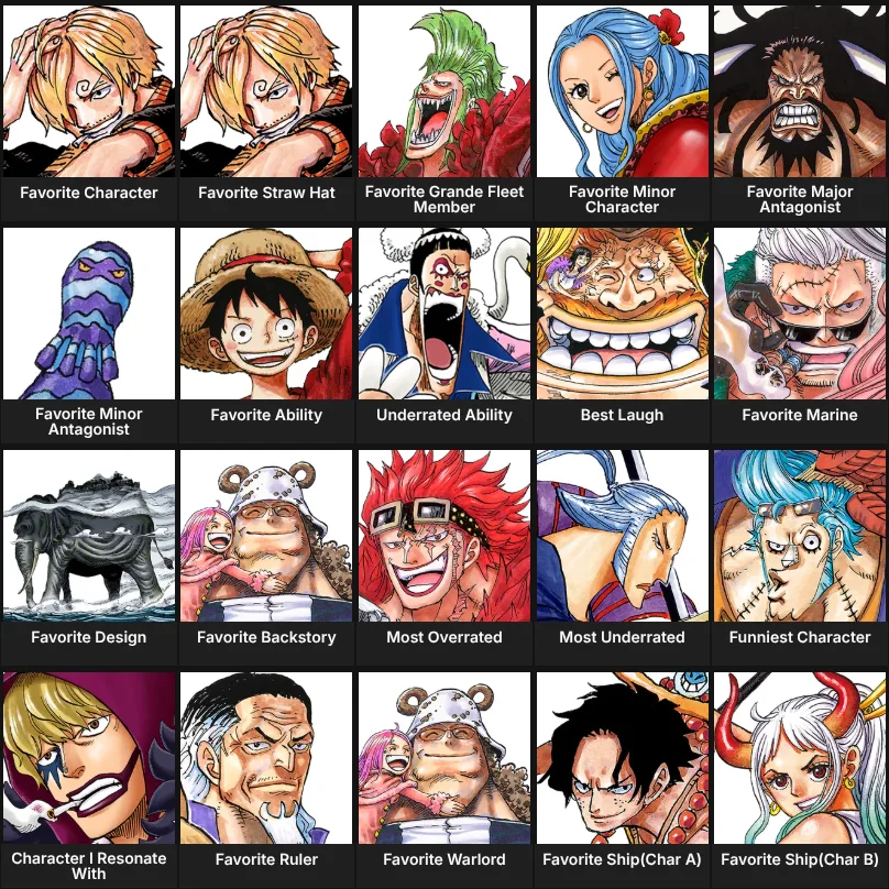 One piece characters