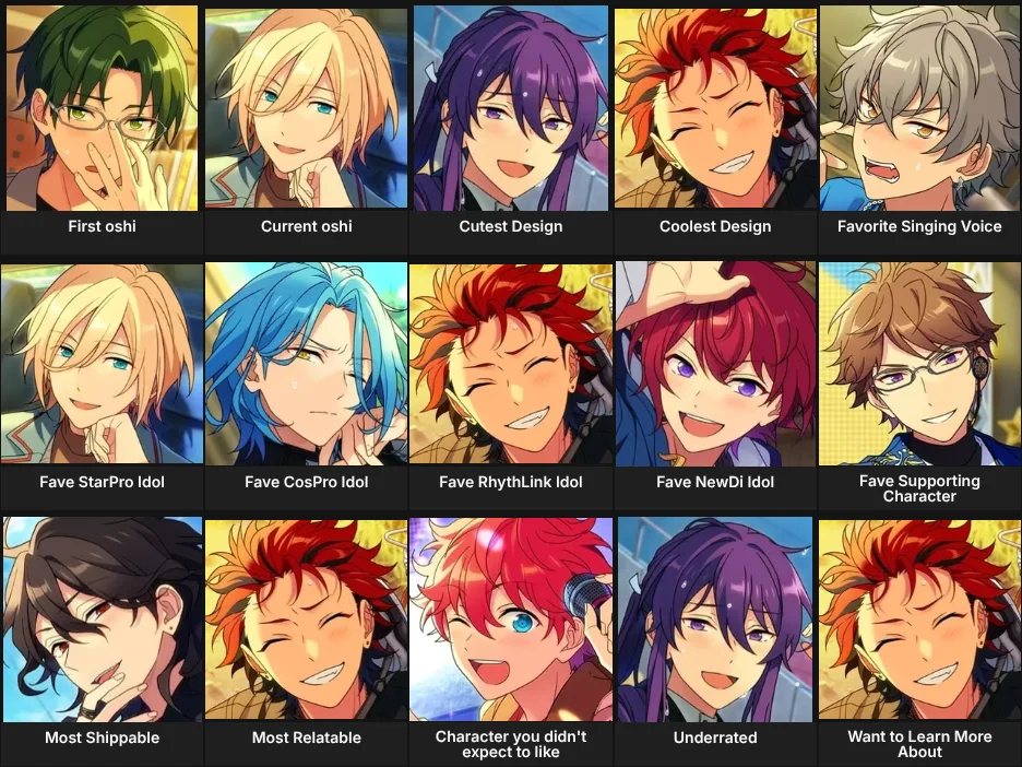 Enstars Faves