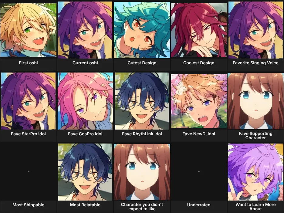 Enstars Faves