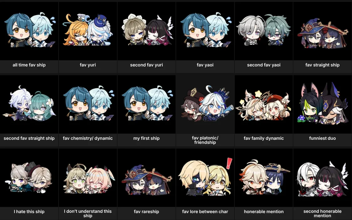genshin ships / duo’s about me