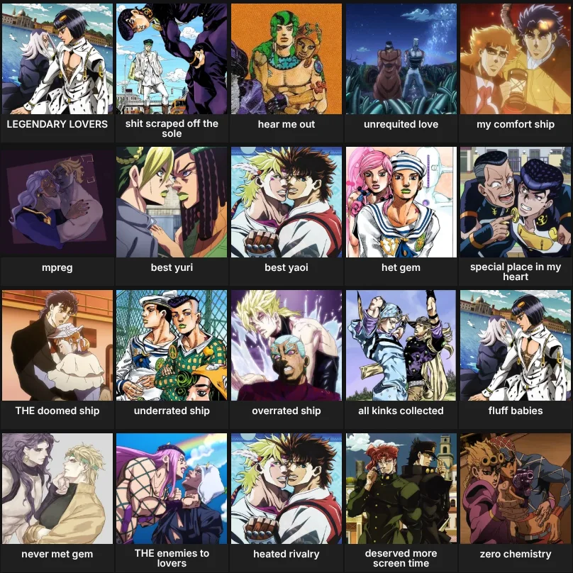 JoJo ships