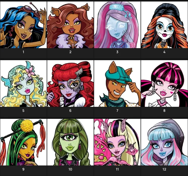 Monster High - Top 12