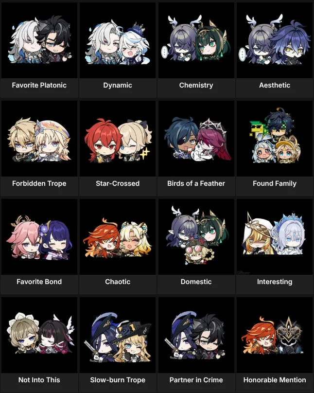 About Me: Genshin Pairs
