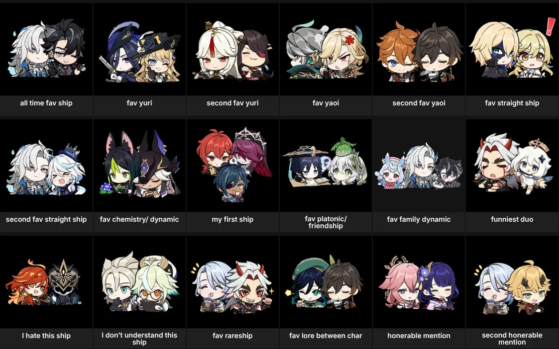 genshin ships / duo’s about me