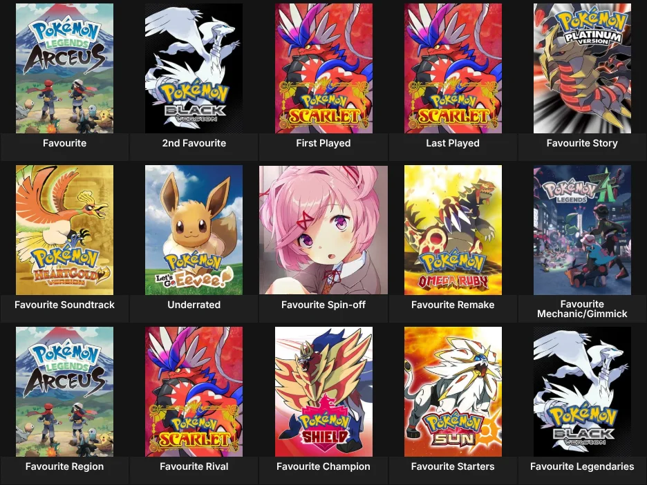 Pokémon Games