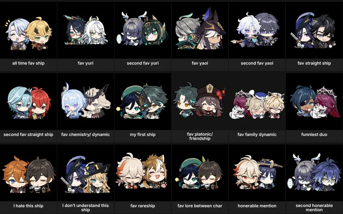 genshin ships / duo’s about me