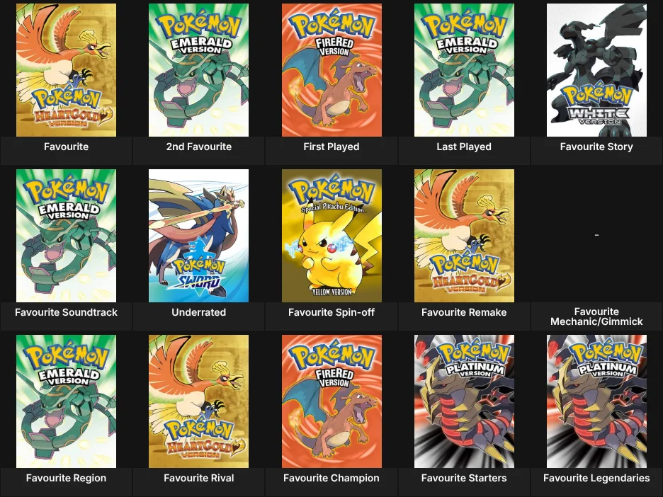 Pokémon Games