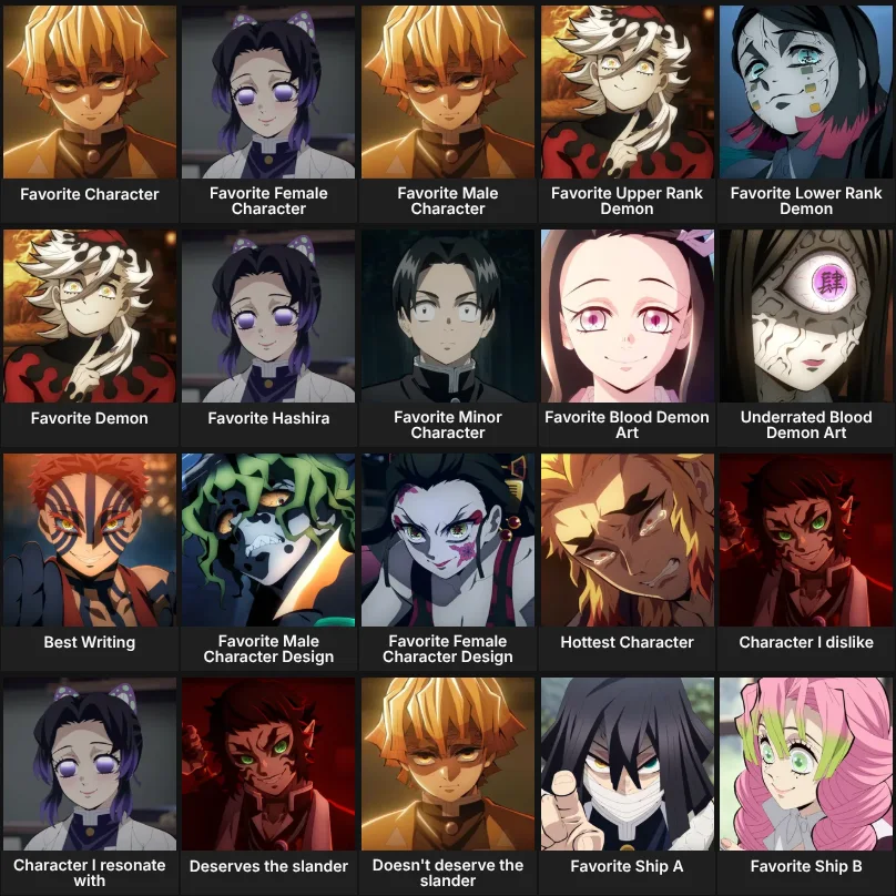 Demon Slayer: About Me