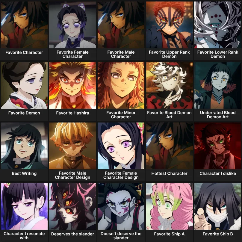 Demon Slayer: About Me