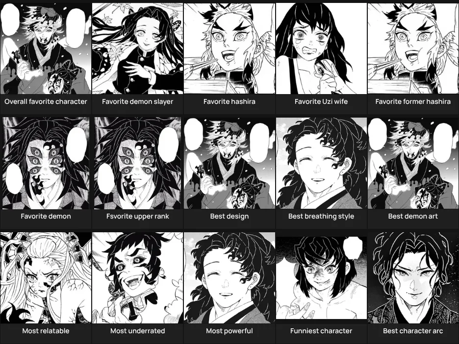 About me demon slayer