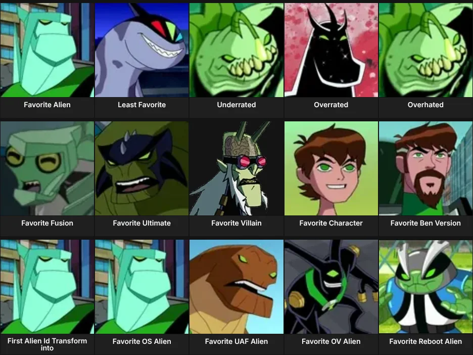About Me: Ben 10