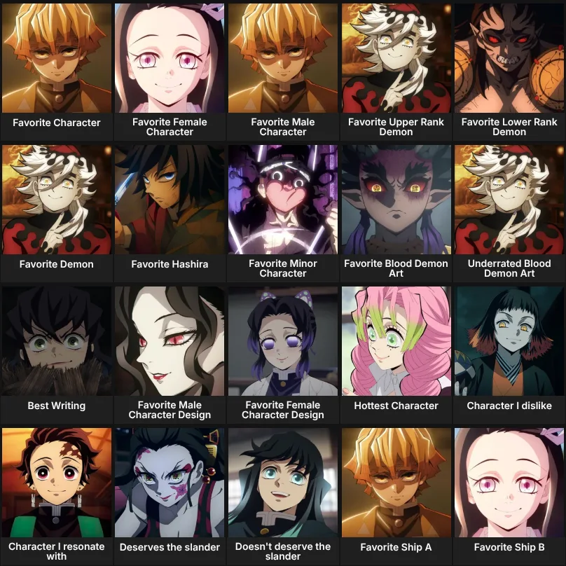 Demon Slayer: About Me