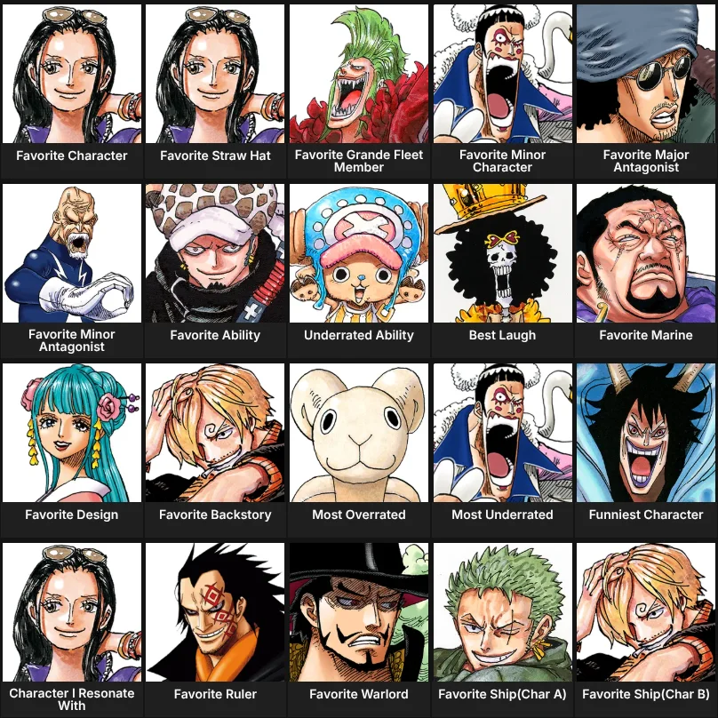 One piece characters