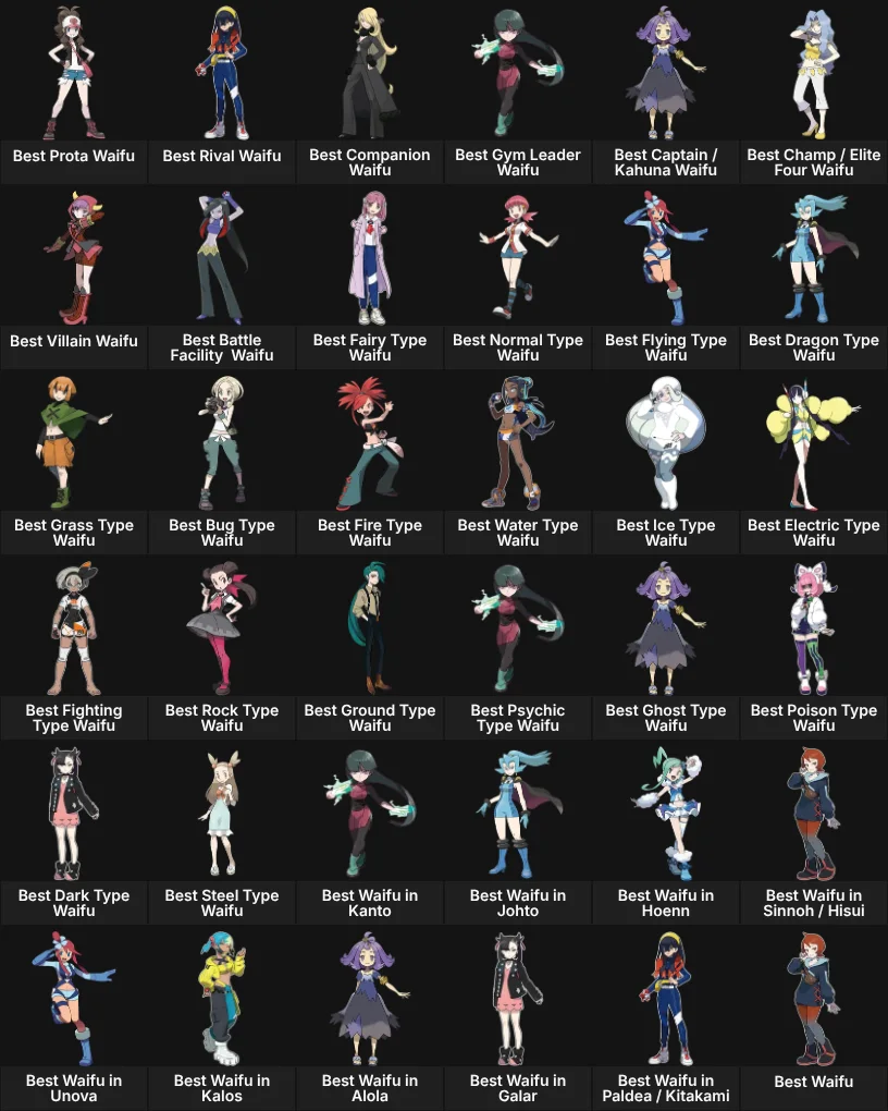 Pokémon Waifus