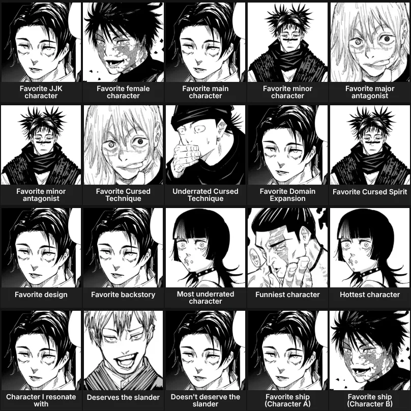 About me: Jujutsu Kaisen