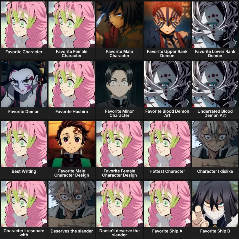 Demon Slayer: About Me