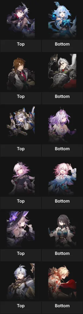 Honkai fav ships