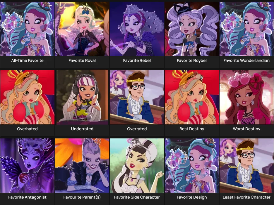 About Me: Ever After High