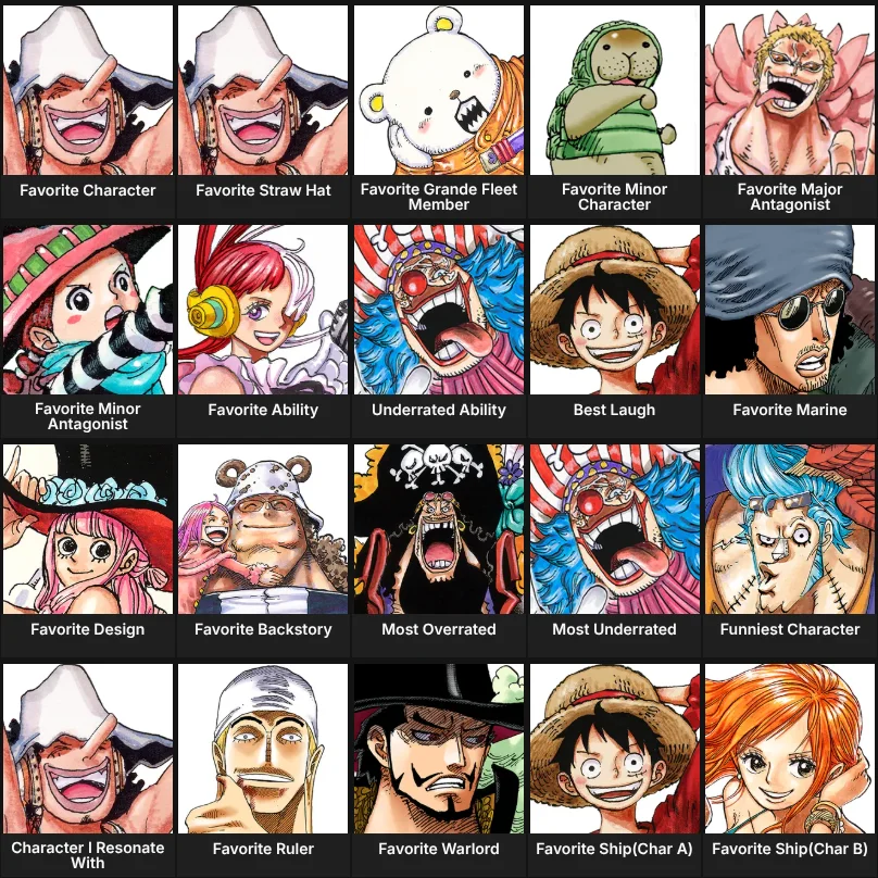 One piece characters