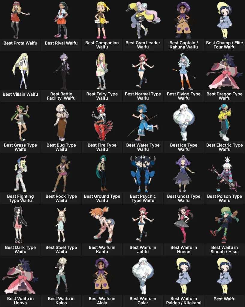 Pokémon Waifus