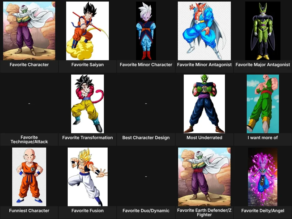 Dragon Ball Grid