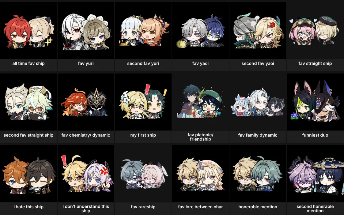 genshin ships / duo’s about me