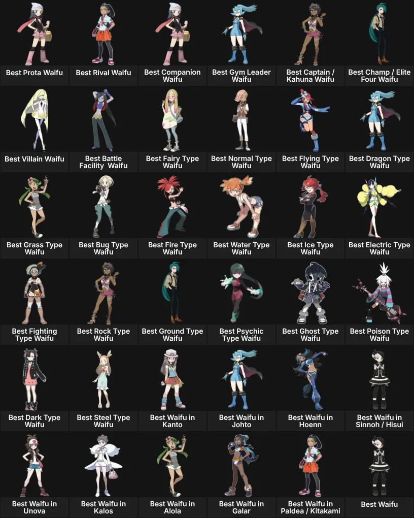 Pokémon Waifus
