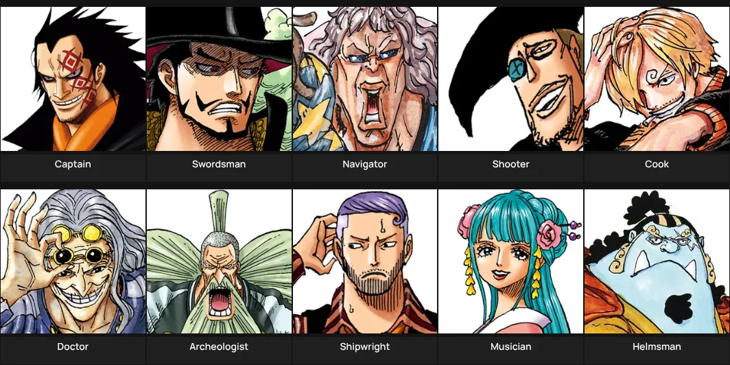 One piece crew