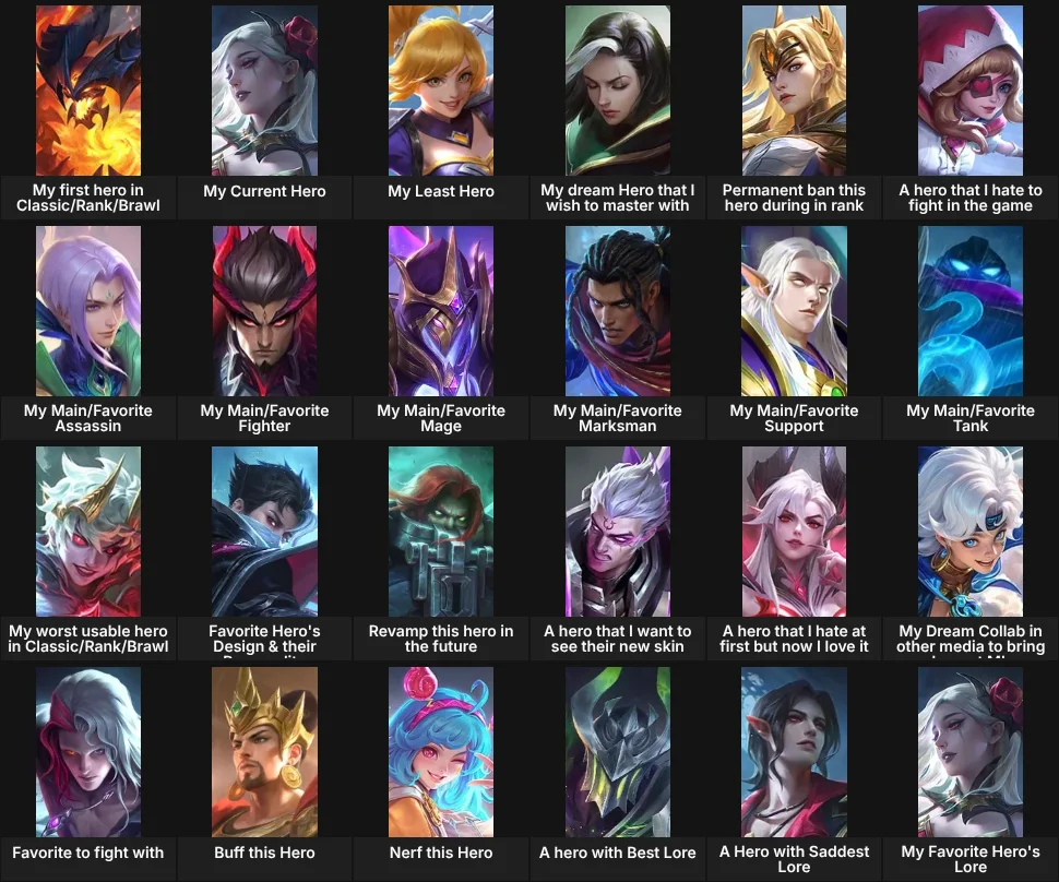 About Me: Mobile Legends Bang Bang