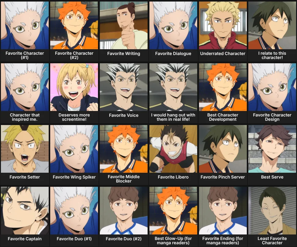 About Me: Haikyuu