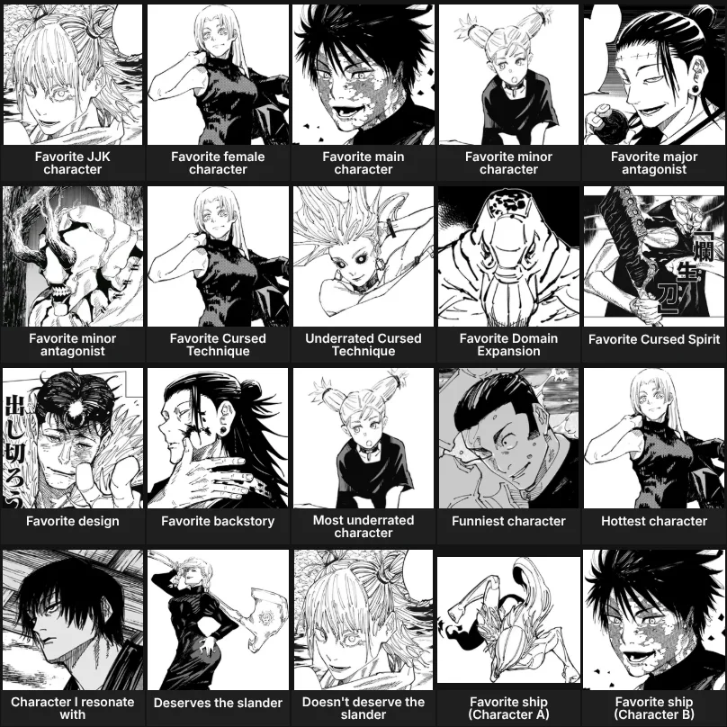 About me: Jujutsu Kaisen