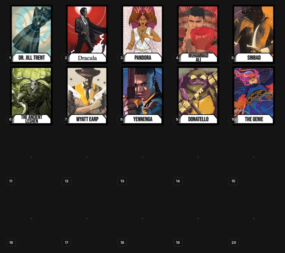 Favorite Unmatched Fighters