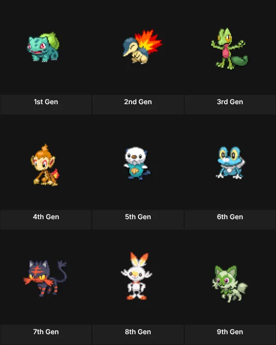 Best Starter Pokemon