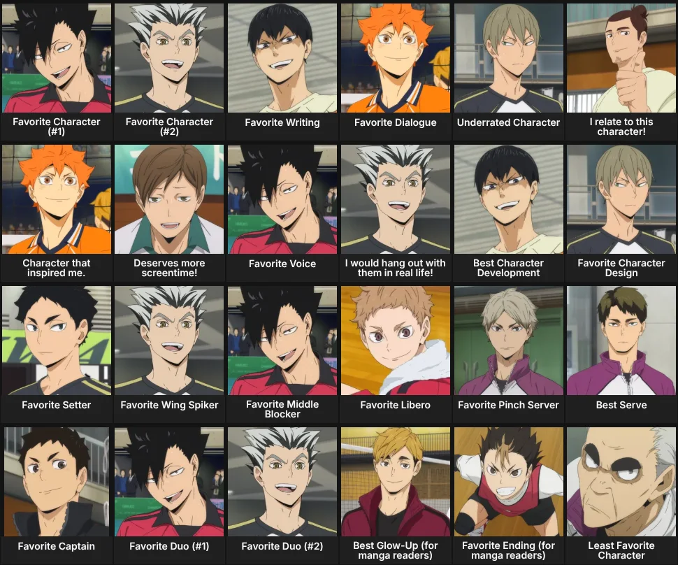 About Me: Haikyuu