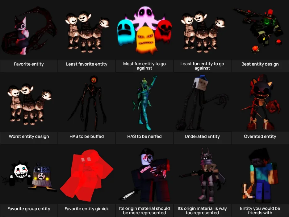 Darkest Hours Entities