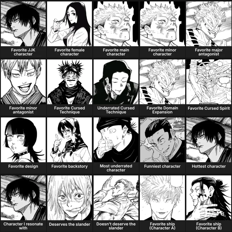 About me: Jujutsu Kaisen