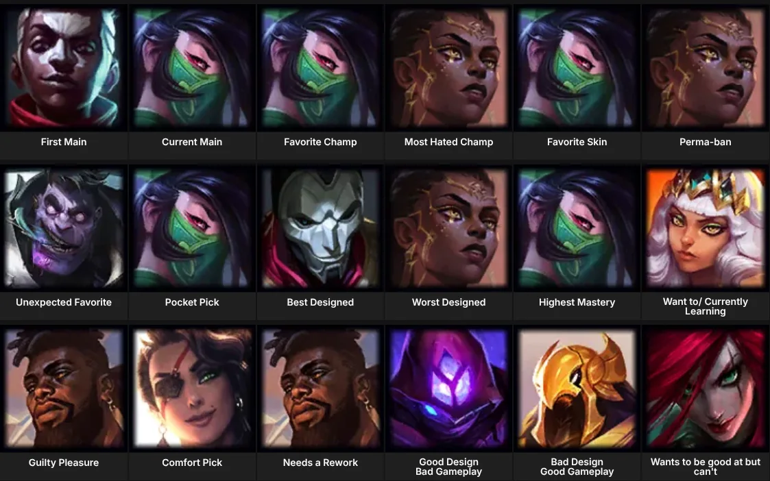 About Me: League of Legends