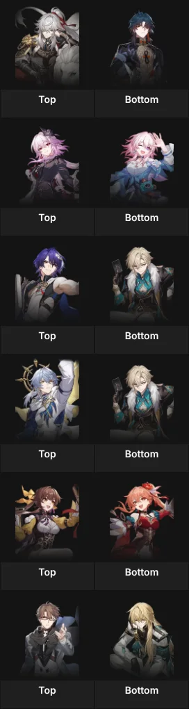 Honkai fav ships