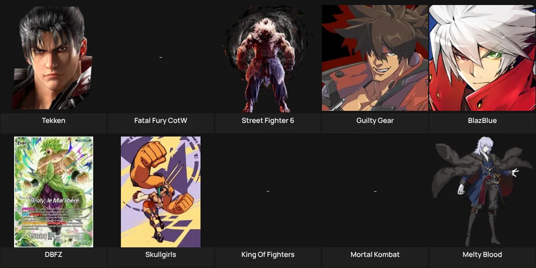 About Me: Fighting Games Mains