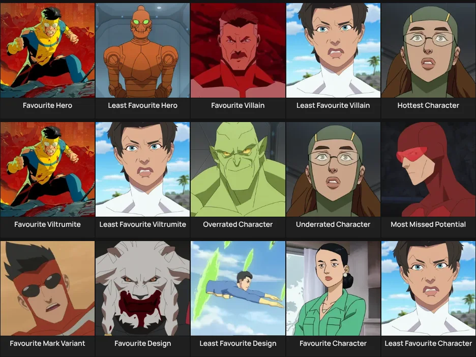 Invincible Characters