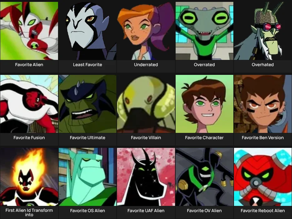About Me: Ben 10