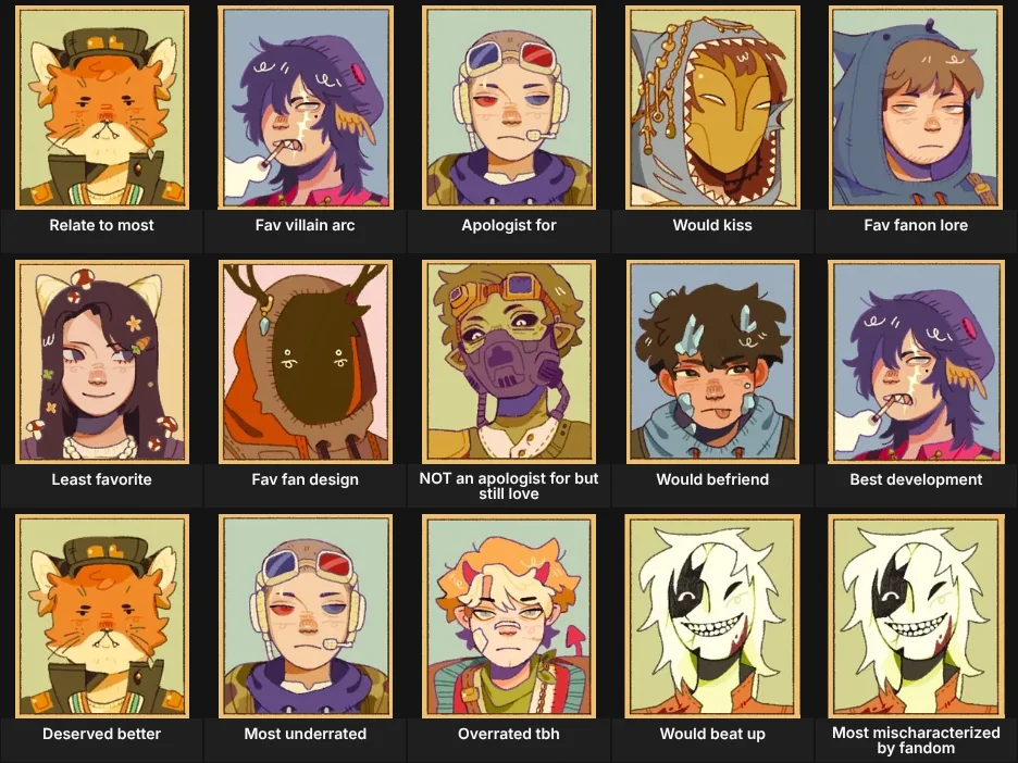 DSMP CHARACTER OPINIONS