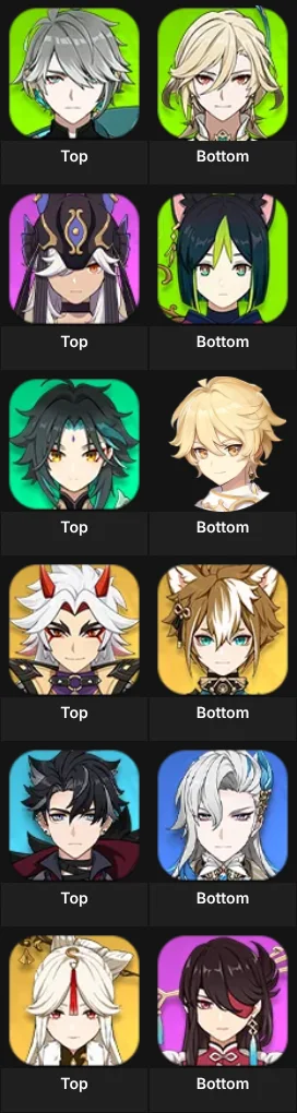 Genshin fav ships