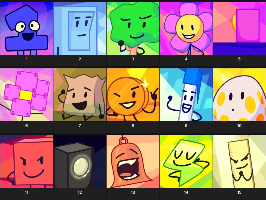 Top 15 worst BFDI Characters